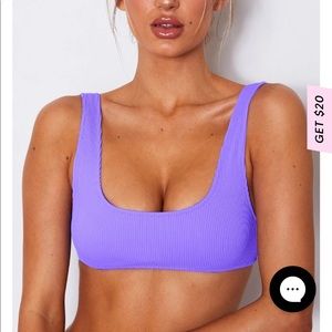 Purple Bikini Top